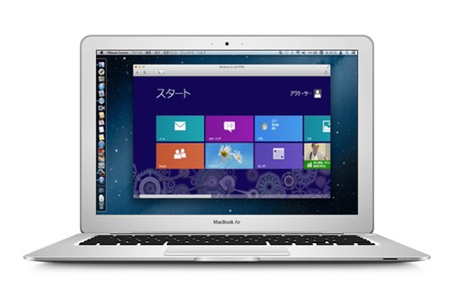 MacBook Air Mid 2013でVMware Fusion 5にWindows8をインストールして使用すると画面がちらつく不具合
