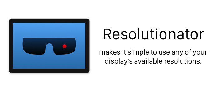 マルチディスプレイに対応し、システム環境設定以上の解像度を設定できるMac用ユーティリティアプリ「Resolutionator」がリリース。