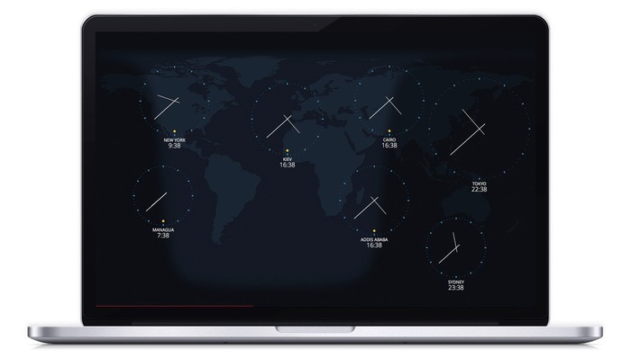指定した都市の時間帯と自分のいる場所の時間帯とを比較できるMac用ワールドクロック「TimeTravel」がリリース。