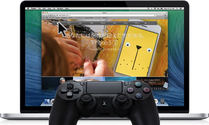 DualShock 4などのコントローラーを任意に設定できる「Joystick Mapper」でゲームパッドをMacのマウス操作やウィンドウマネージャデバイスとして使ってみた。