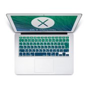[RainBow] 日本語 キーボードカバー (JIS配列) 〈 for MacBook Air 13/Retina 13,15インチ用〉 《RainBow オリジナルカラー》 Mavericks カラー key-a3r-MVC