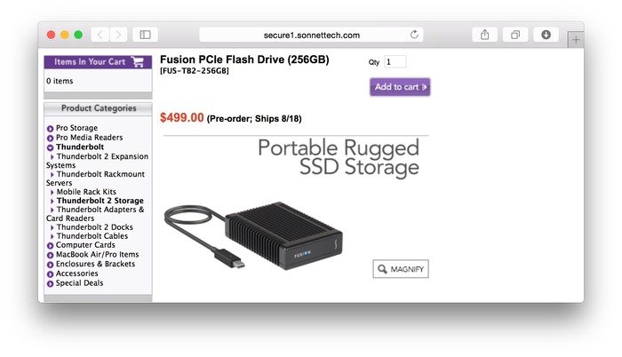 Sonnet-Fusion-PCIe-Flash-Drive-Ships