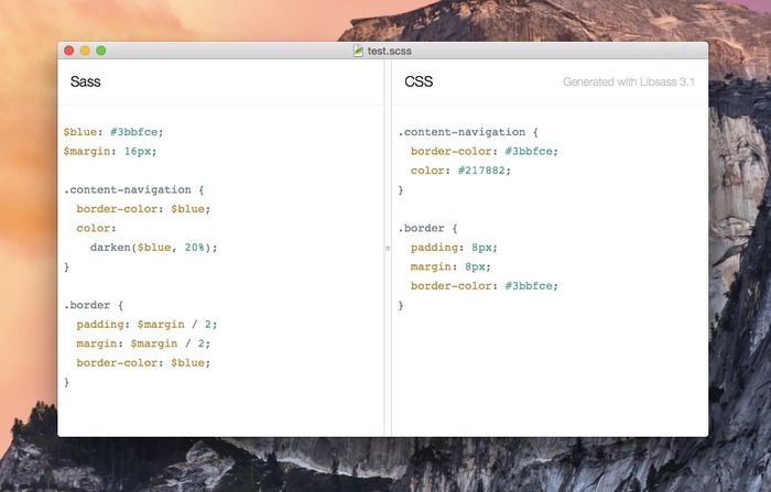 Sassquatch-for-Mac-Scss-Editor