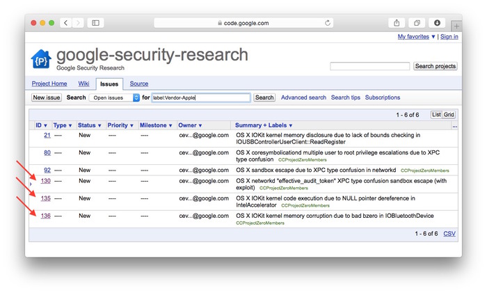 Issues-google-security-research-for-Apple