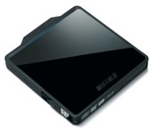 BUFFALO BDXL対応 USB2.0用ポータブルBlu-rayドライブ 書き込みソフト付属 Wケーブル収納タイプ ブラック BRXL-PC6VU2/N
