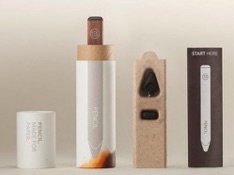 フィフティースリー 53　iPad/miniのアプリ「ペーパーpaper」専用スタイライズペン　マグネット付きウォルナット（木目）並行輸入品