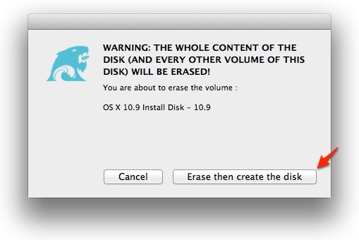 5-初期化してインストールディスクを作成を選択