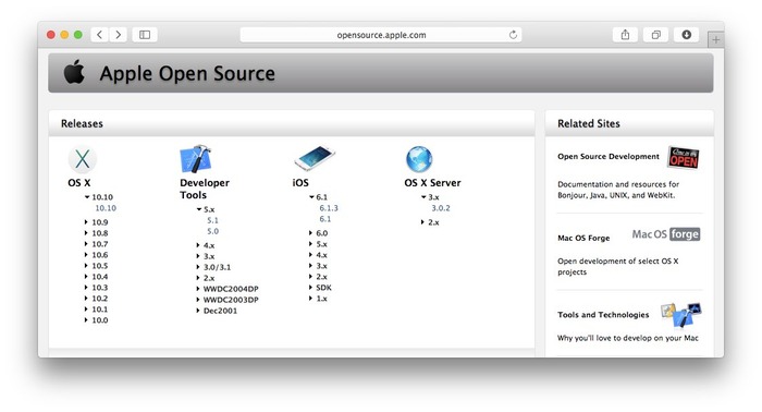 Apple-Open-Source-Yosemite