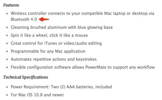 Power-Mate-Bluetooth-Techical-Specifications
