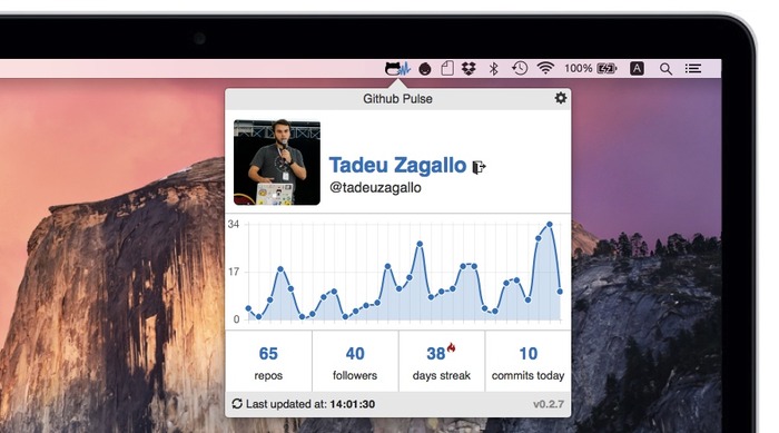 GitHub-Pulse-on-MacBook-Pro