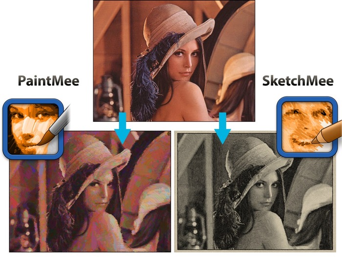 PaintMeeとSketchMeeの比較