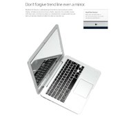 Mac Book　タイプ ミラー　ホワイト