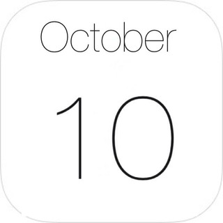 iOS7カレンダー風の月アイコン