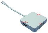 TSdrena Mini Display Port → HDMI・DVI・Display Port マルチ変換アダプタ 【音声対応モデル】 SPM-CAMDCB-W