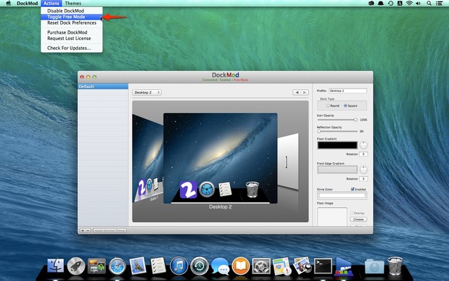3-DockModでMavericksのDockをカスタマイズ