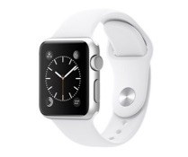Apple Watch Sport 38mm シルバーアルミニウムケースとホワイトスポーツバンド