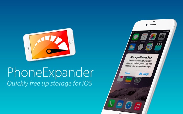 iOSデバイス内の画像やアプリのキャッシュ（その他）ファイルを削除して空き容量を増やしてくれるMac用ユーティリティアプリ「PhoneExpander」のベータ版をリリース。