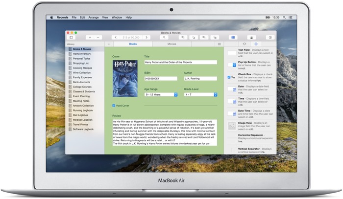 Welcome-to-Records-Mac-Database-app