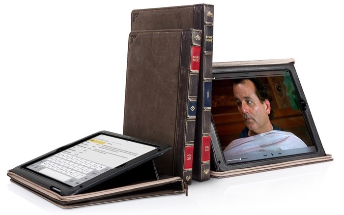 Twelve South、古書のようなiPad用カバー「BookBook for iPad」のiPad Air 2, mini 4およびiPad Pro対応版を発表。