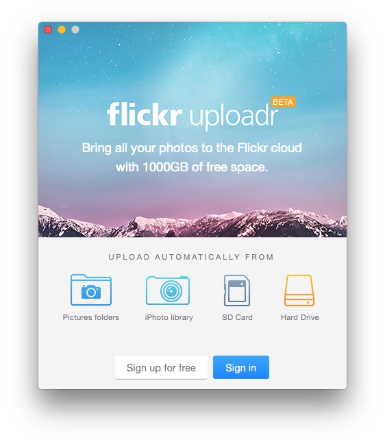 Flickr 写真アップロード用アプリ Flickr Uploadr For Mac のベータ版をリリース pl Ch