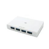 PLANEX USB3.0 4ポート USBハブ (ACアダプタ/バスパワー) ホワイト PL-US3H400-WH