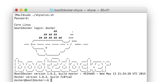 boot2docker-xhyve-run-script