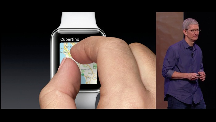 Apple Watchの様な小さいディスプレイではiPhoneの様な操作は無理