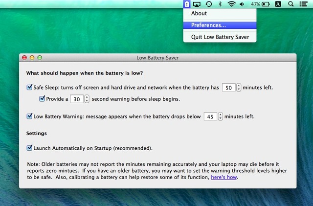 Low-Battery-Saver-Preferences