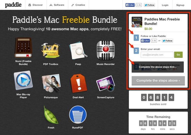 Paddles Mac Freebie Bundle-Hero