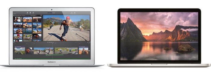 MacBook Pro Retina Late 2013 13インチモデルの最安価格が10万円代へ、8万円台のAir 13インチとの価格差とスペックで悩む人達。