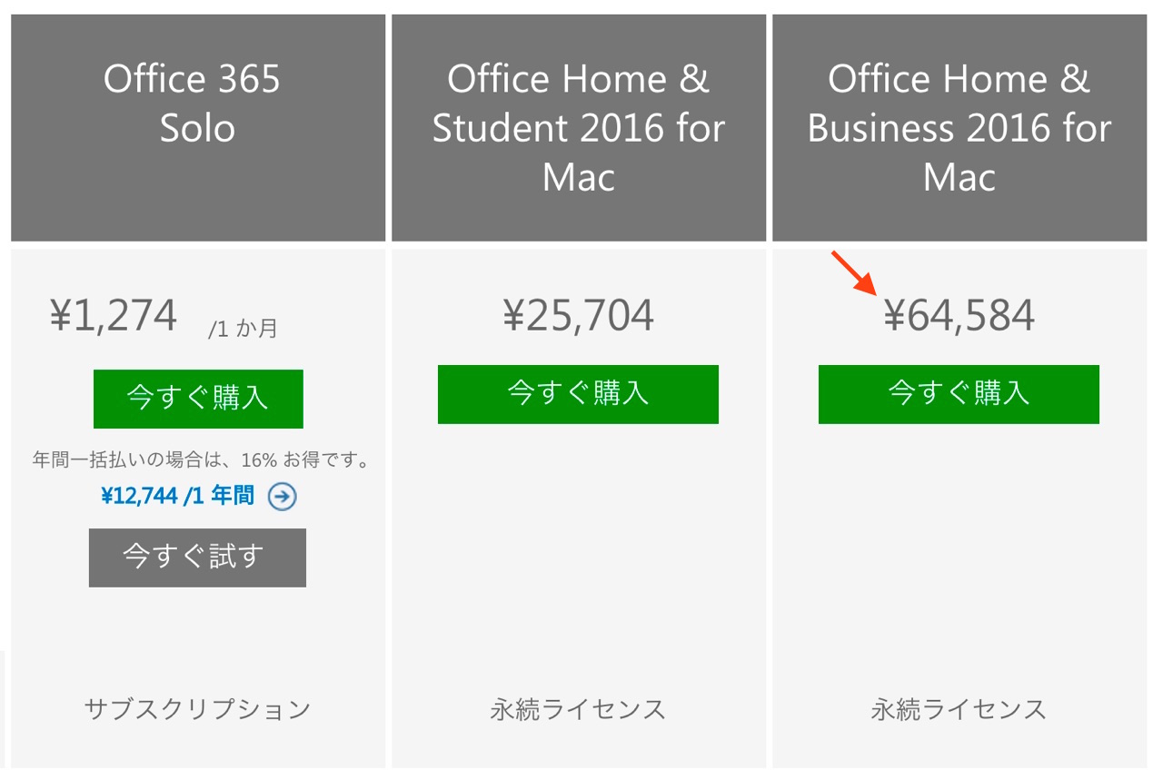 日本マイクロソフト Office 16 For Mac の永続ライセンス版の販売を開始 pl Ch