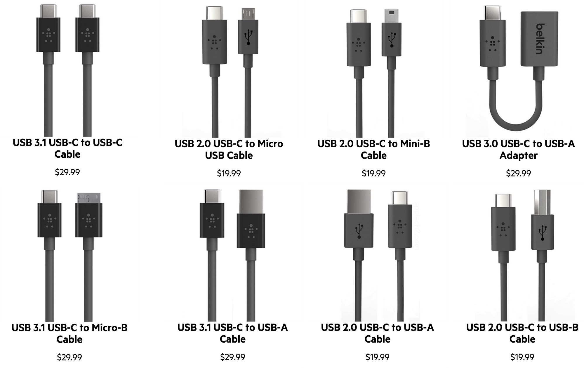 【最終値下】 ベルキン USB3.0 USB-C to Micro-B ケーブル