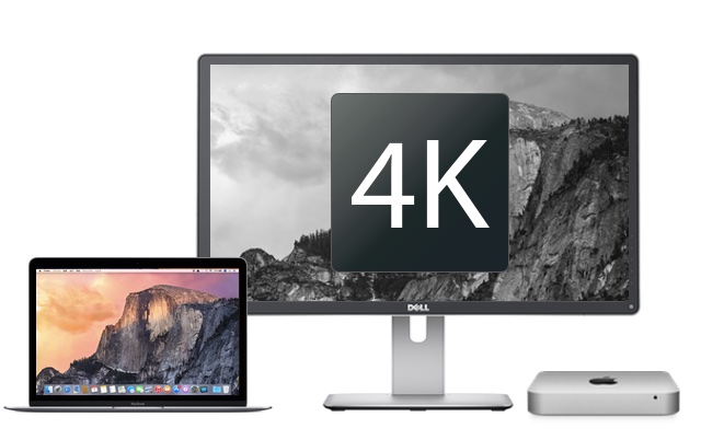 Apple、4Kディスプレイのサポートページを更新しMac mini (Late 2014)とMacBook (Retina, 12-inch, Early 2015)を4K＠60Hz対応のMac一覧から削除。