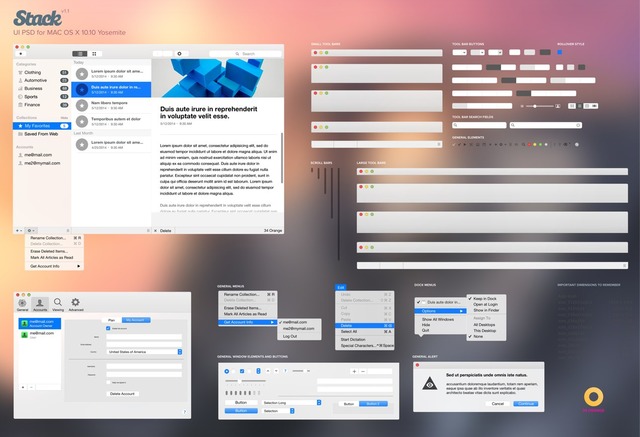OS-X-Yosemite-GUI-PSD-set