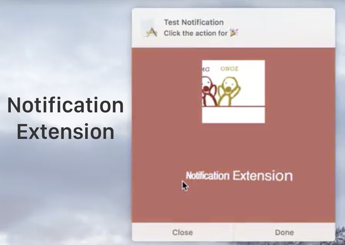 El-Capitan-NotificationExtensionTest