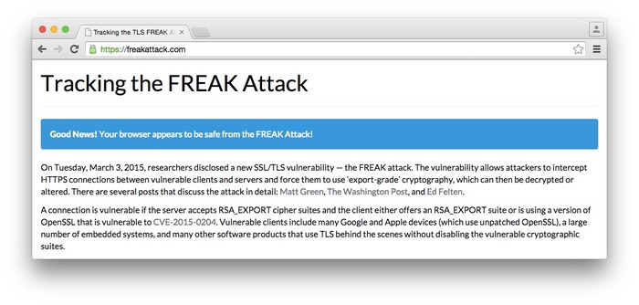 Chrome-Block-FREAK-Attack