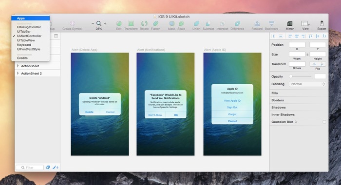 iOS9-UI-Template-for-Sketch