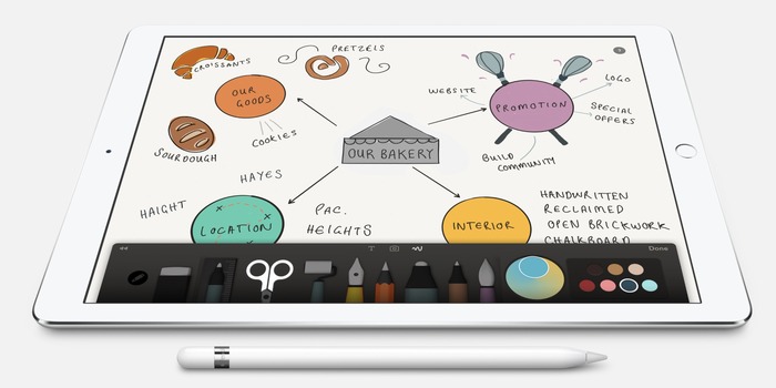 「Apple Pencil」は「iPad Pro」とLightning接続することでBluetoothペアリングされるため、Lightning（オス）を採用しペアリングボタンが無いもよう。