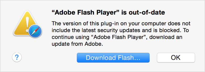 Apple、XProtectをアップデートしSafariでブロックするAdobe Flash Playerプラグインのバージョンを更新。v17.0.0.134より前のバージョンをブロックへ。