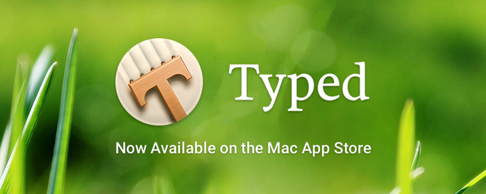 Realmac Software、UIサウンドやZenモードが綺麗なMarkdownエディタ「Typed」をMac App Storeで販売開始。