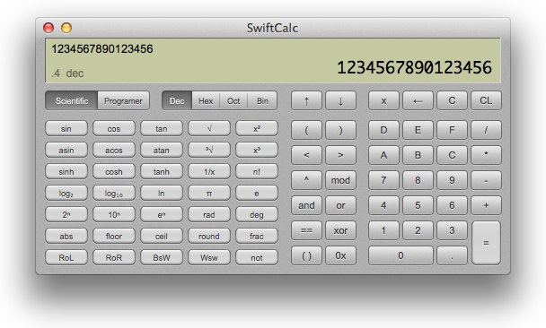 Swift Calc Hero