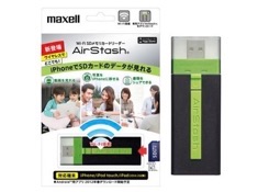 maxell AirStash Wi-Fi SDメモリーカードリーダー MAS-A02