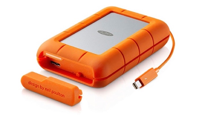 LaCie、防塵・防水（IP54準拠）でThunderbolt&USB 3.0を採用したポータブルHDD「LaCie Rugged RAID」を発表。