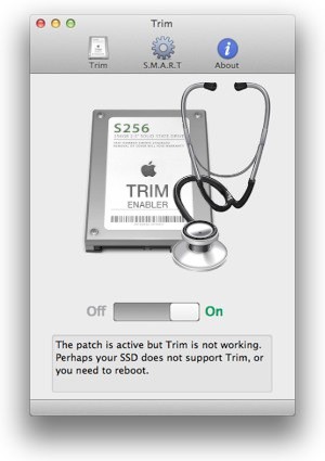 [Mac] サードパーティ製のSSD入れてOS X 10.8.3アップデートした人はTrim Enablerで再設定した方がいいよ。