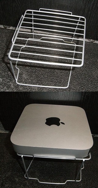 セリアのスタッキングワイヤーコーナーラック2