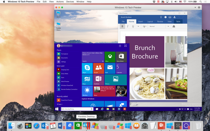 Parallels Desktop 10 Support Windows 10 Technical Preview