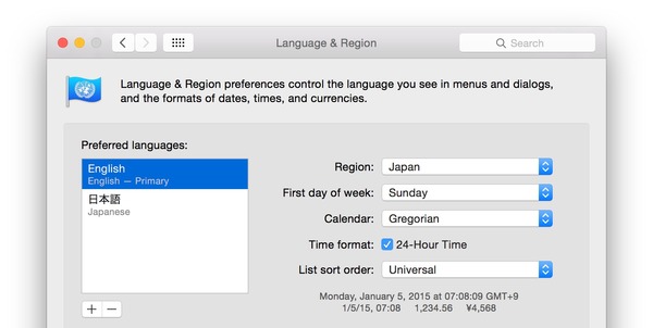 System-Preference-Language