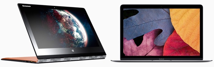 Lenovo Yoga 3 Proから推測する新しいMacBook (Early 2015)のベンチマークスコアはMacBook Air (Early 2014)の90%程度か？