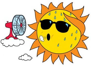 sweating hot