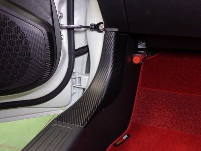 Ｓ６６０　無限　限定車　キックパネル傷防止カーボンシート400